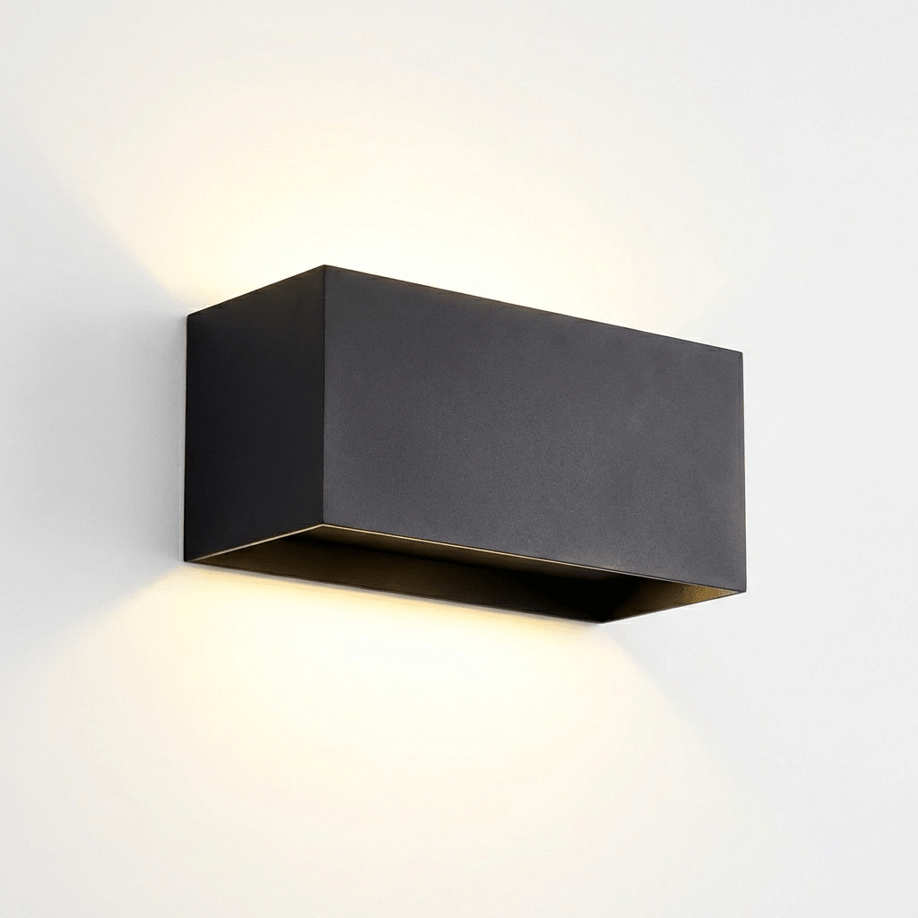 Lumină de perete LED modernă pentru exterior, corp din aluminiu rezistent la apă IP65, 12W 24W