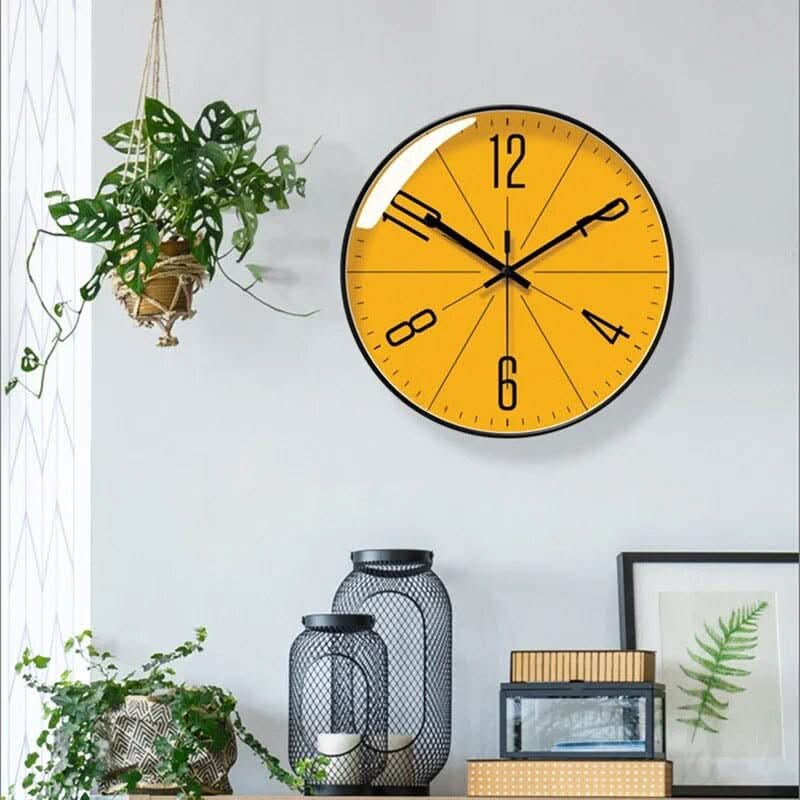 NordicAura Precíz Fekete Minimalista Falióra Modern Otthonokhoz