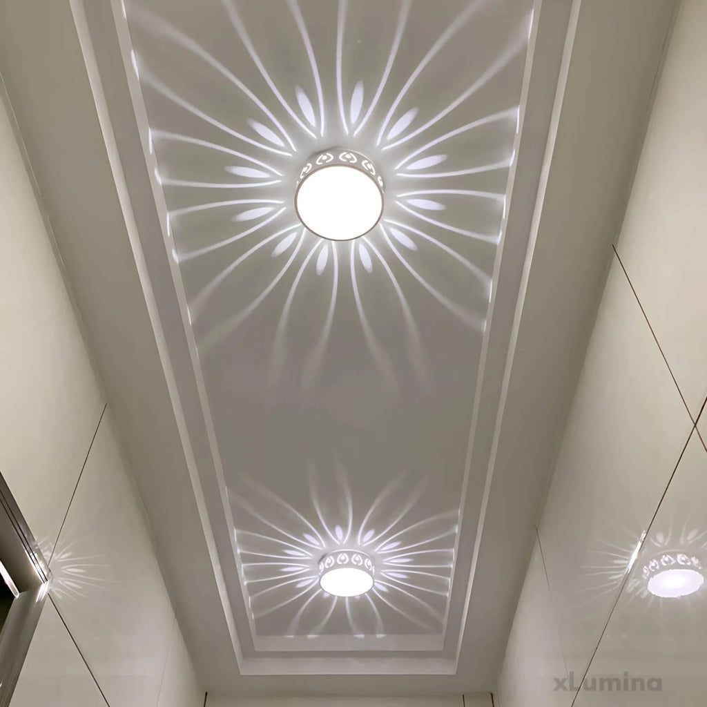 Crystal and Acrylic Modern LED Ceiling Light Fixture