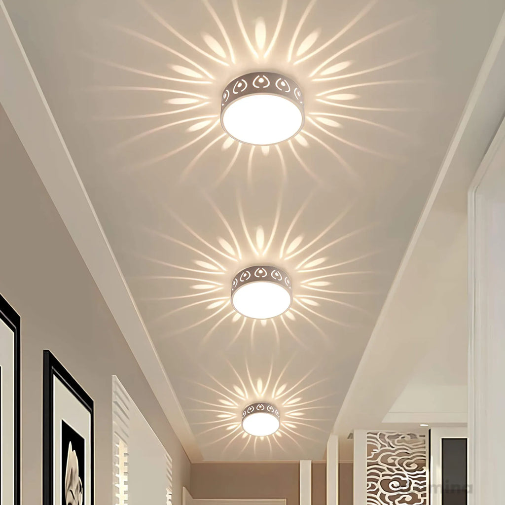 Crystal and Acrylic Modern LED Ceiling Light Fixture