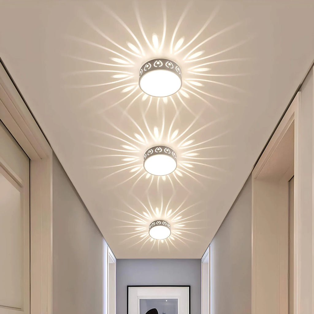 Crystal and Acrylic Modern LED Ceiling Light Fixture