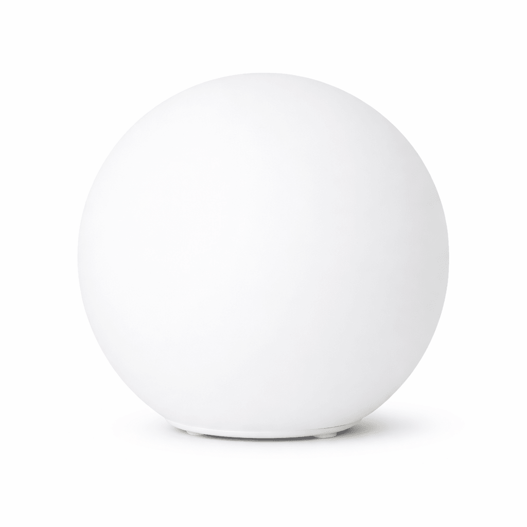 Luna bordlampe akryl kulelys varmt trefarget dimming skrivebord nattbordslampe