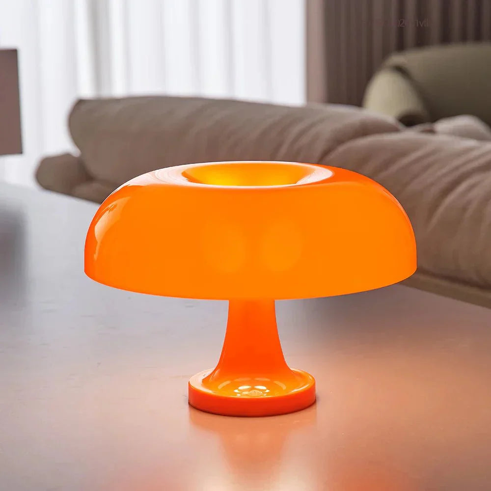 Aurora sopp ABS nattbordslampe i Bauhaus-stil USB C dimming skrivebordslampe