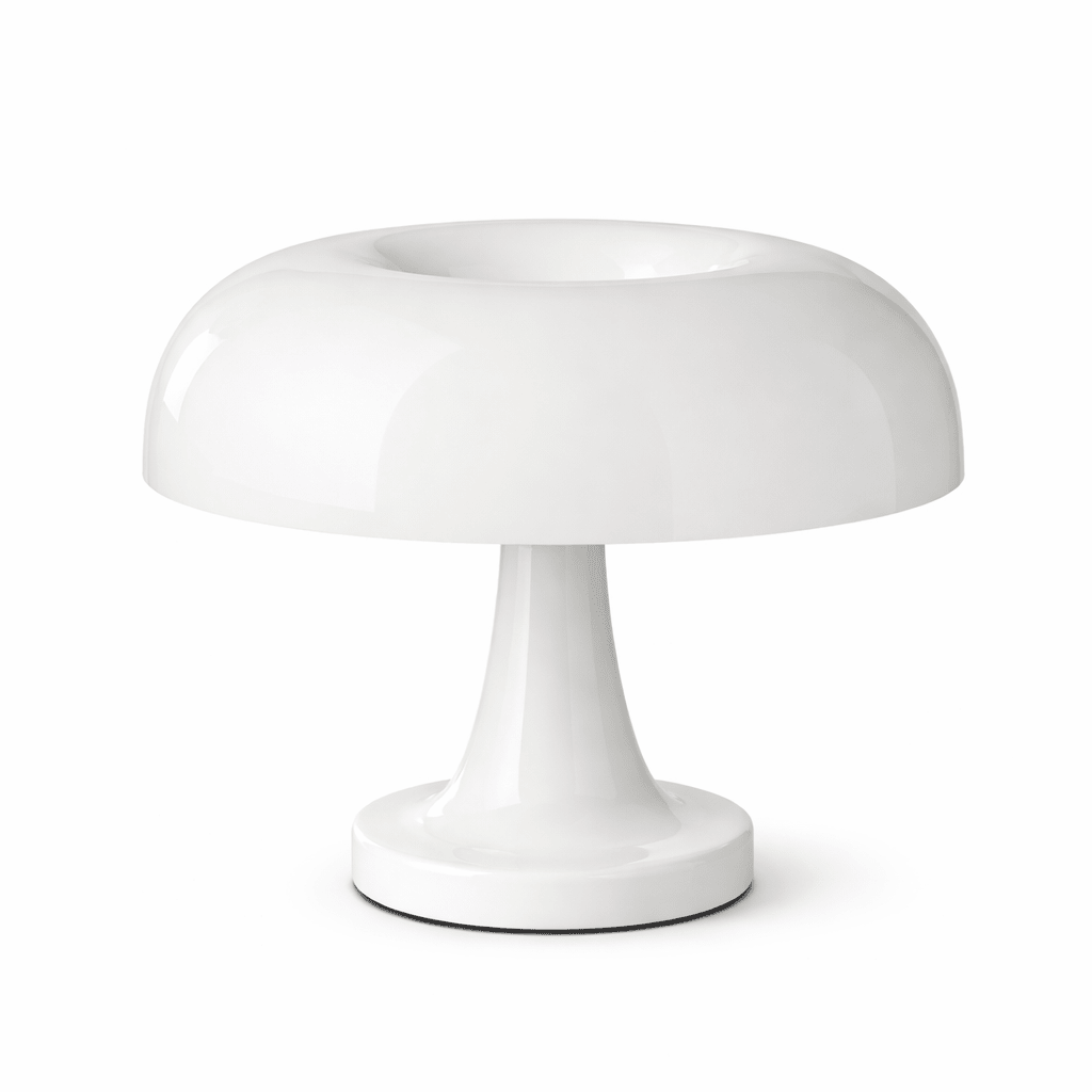 Aurora sopp ABS nattbordslampe i Bauhaus-stil USB C dimming skrivebordslampe