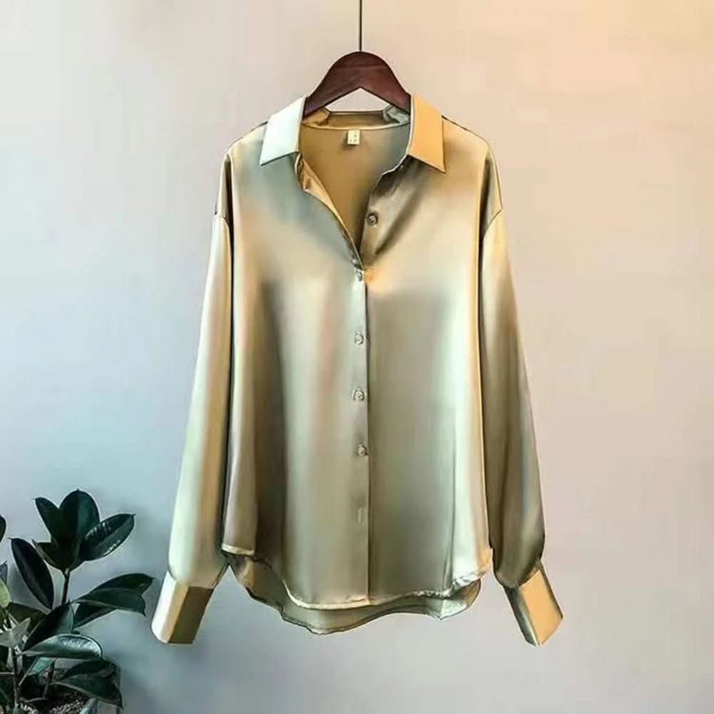 Blusa Lunaria in Seta Eleganza per Donna dal Design Lussuoso