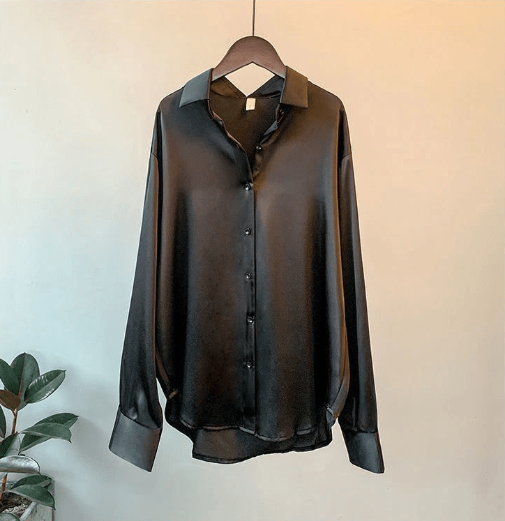 Blusa Lunaria in Seta Eleganza per Donna dal Design Lussuoso