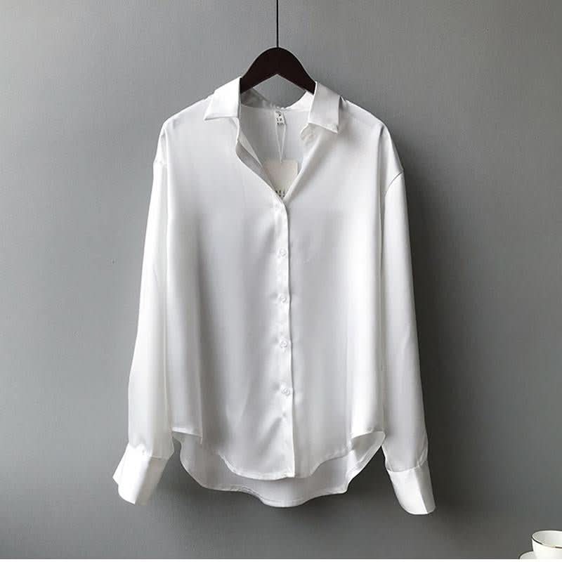 Blusa Lunaria in Seta Eleganza per Donna dal Design Lussuoso