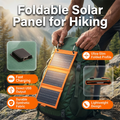 Sun Powered Portable Charger With USB Ports For Mobile Devices