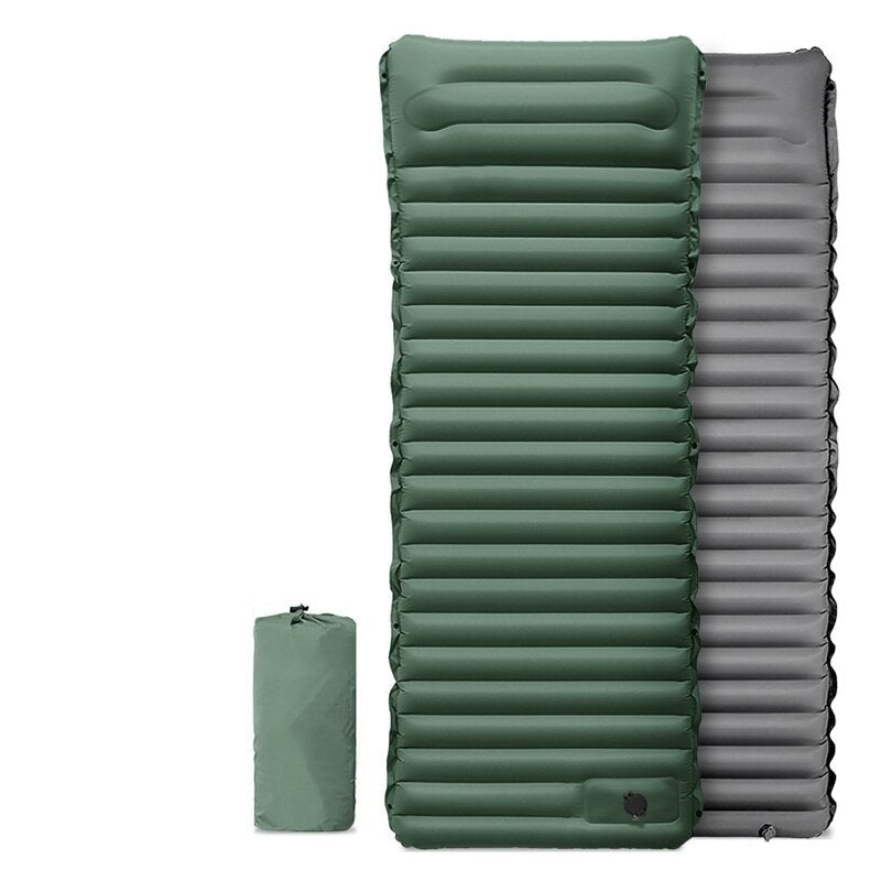 Compact Camping Air Mattress With Built In Foot Pump