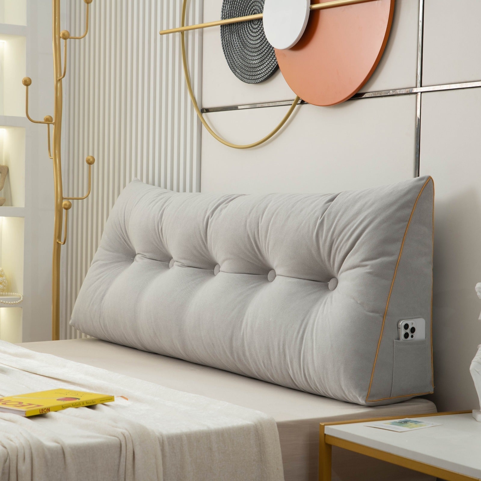 Luxury Wedge Pillow For Reading And Lounging Comfort