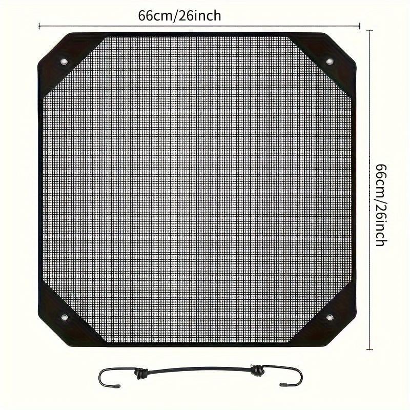 Weatherproof Mesh Cover For Air Conditioner, 66 By 66 Cm