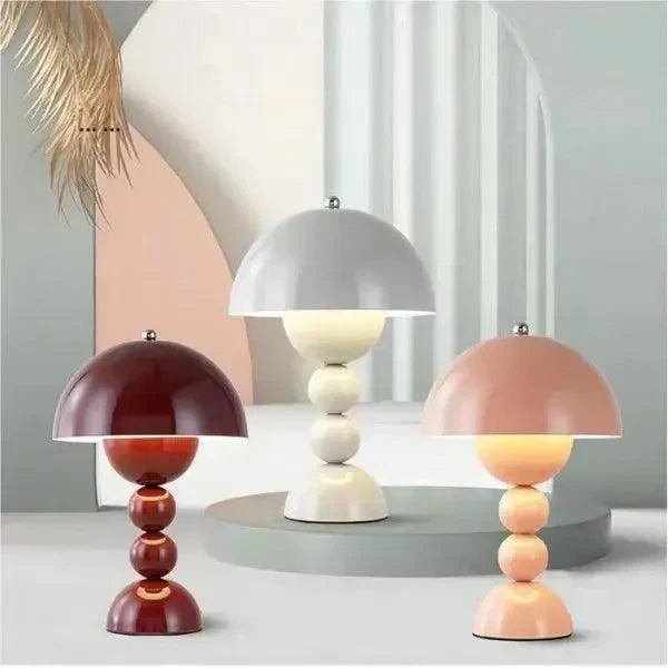FloraGlow | Nordisk blomsterbordlampe, moderne aksent