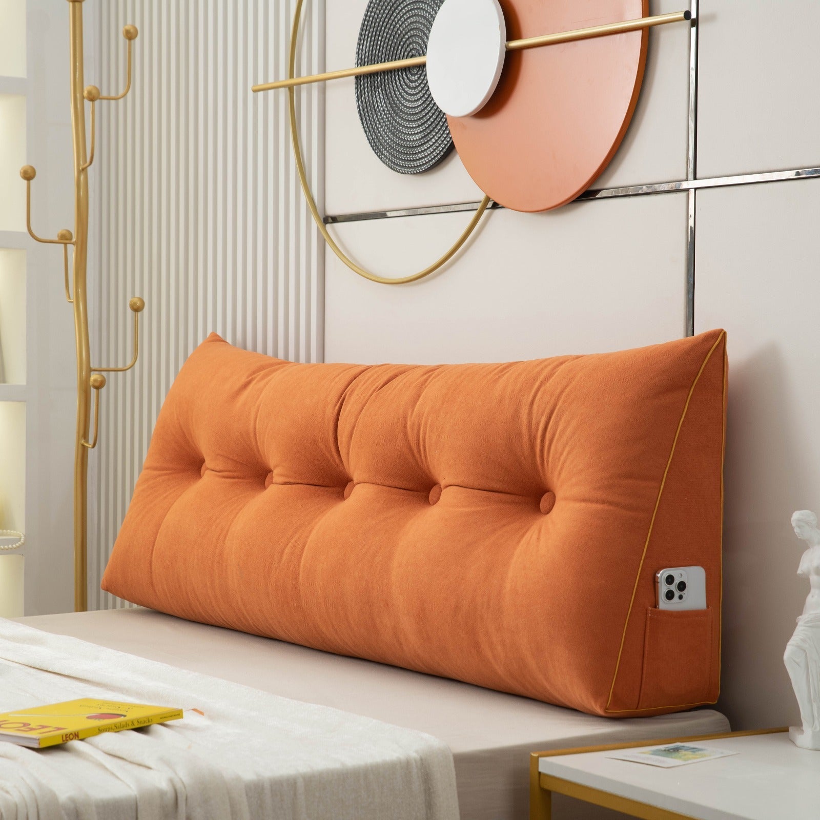 Luxury Wedge Pillow For Reading And Lounging Comfort