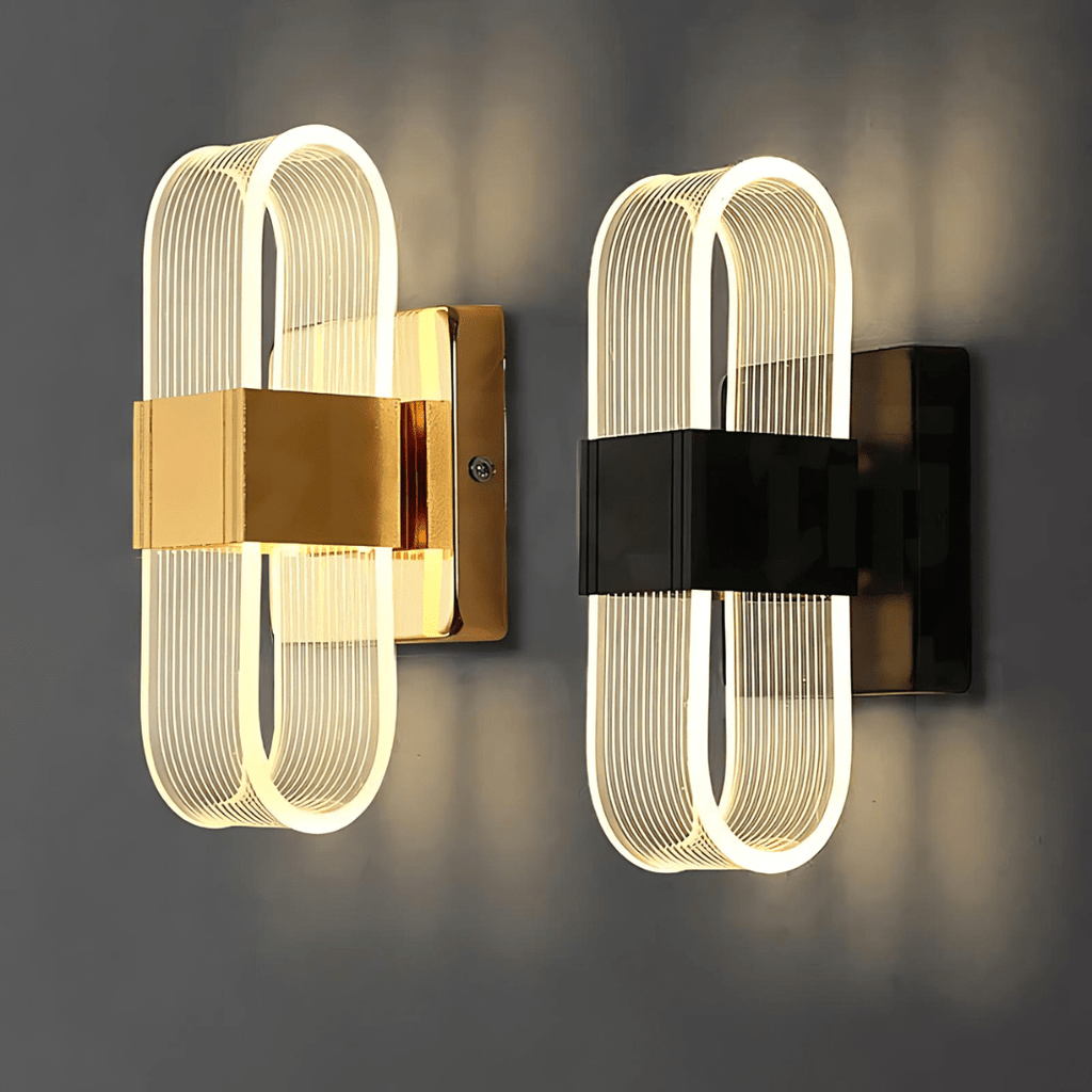 LumaNova Aluminium LED vegglamper moderne glød-kolleksjon