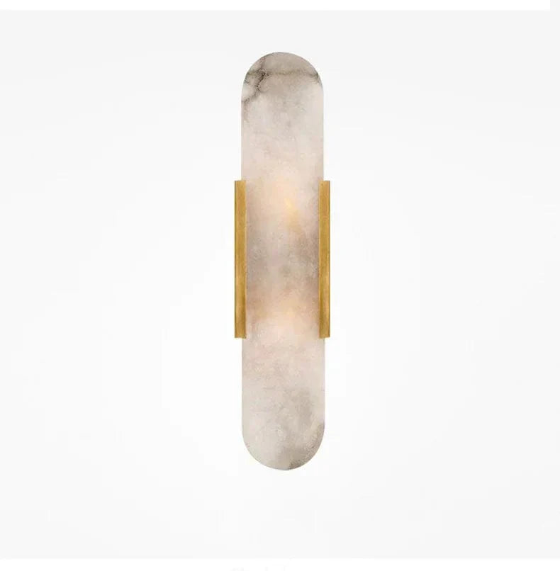 Brass and Marble Wall Sconce for Modern Interiors Edition