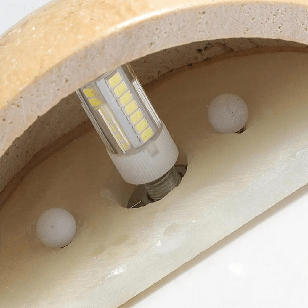 NovaCeram Keramisk LED vegglampe med opp- og nedlys-skjerm