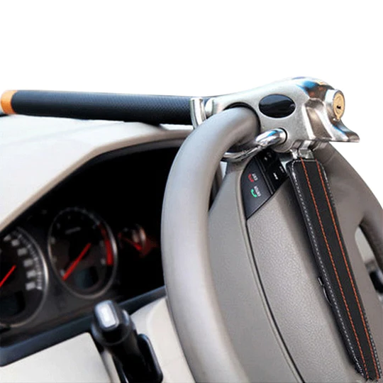 Výkonná zámková tyč na volant auta