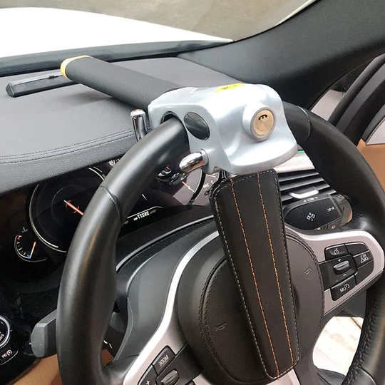 Výkonná zámková tyč na volant auta
