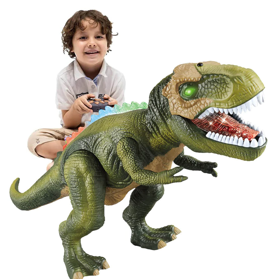 Zdalnie sterowana zabawka dinozaura Jurassic Rover z chodzeniem i rykiem