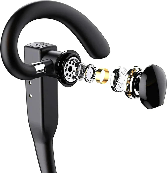 Drivexa Dual-Mic Wireless Headset with Bluetooth 5.1