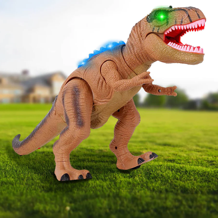 Zdalnie sterowana zabawka dinozaura Jurassic Rover z chodzeniem i rykiem