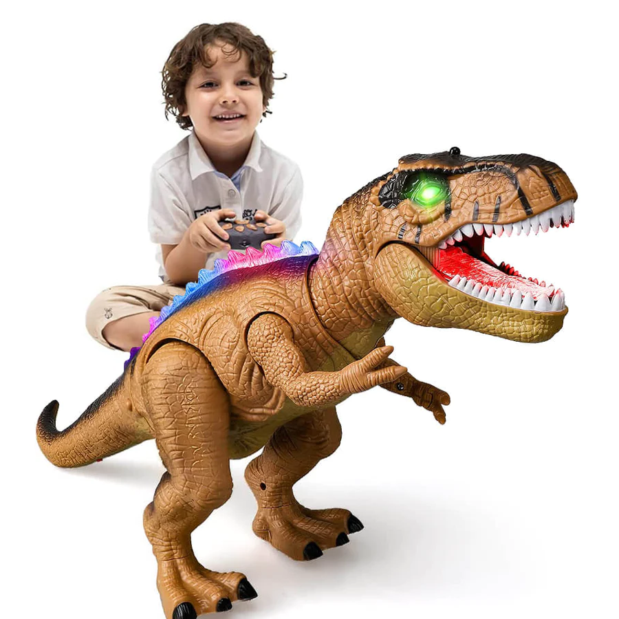 Zdalnie sterowana zabawka dinozaura Jurassic Rover z chodzeniem i rykiem