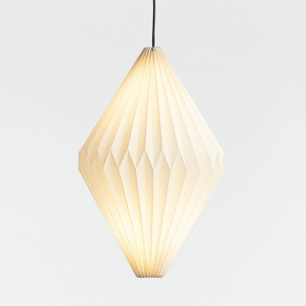 Papier Pendelleuchten-Schirm Handgefertigt Origami-Stil für Deckenbeleuchtung