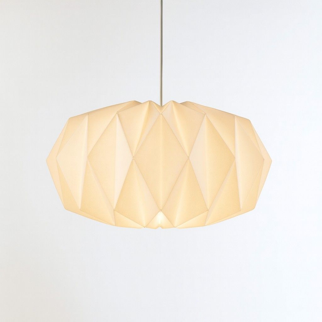 Papier Pendelleuchten-Schirm Handgefertigt Origami-Stil für Deckenbeleuchtung