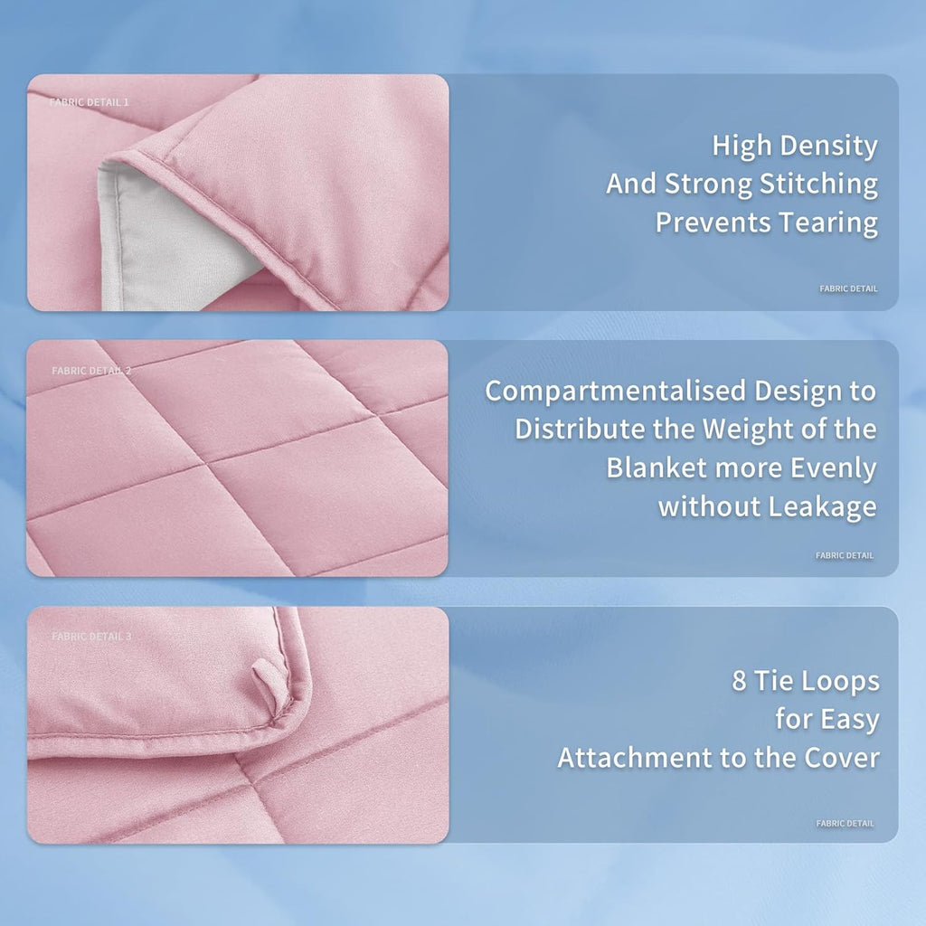 بطانية مريحة ثقيلة مع ألياف دقيقة مبردة للاسترخاء والنوم العميق طوال الفصول
