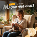 Wearable Magnifier Glasses With 5X And 10X For Reading Crafts Repairs