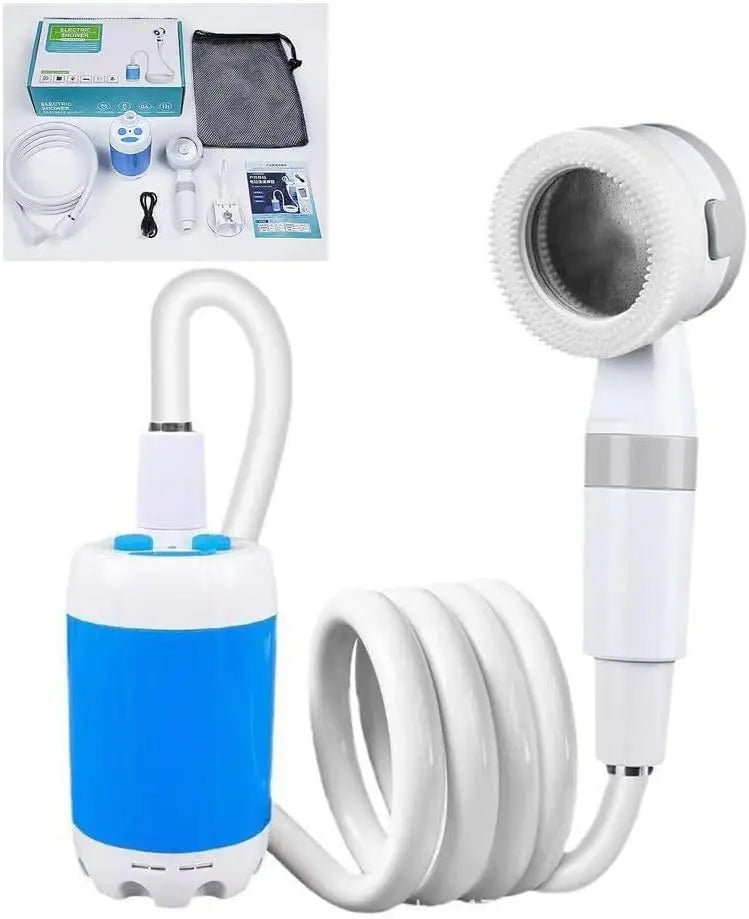 Ladattava USB-käyttöinen retkikäyttöinen suihku säädettävällä vesiruiskulla, kannettava