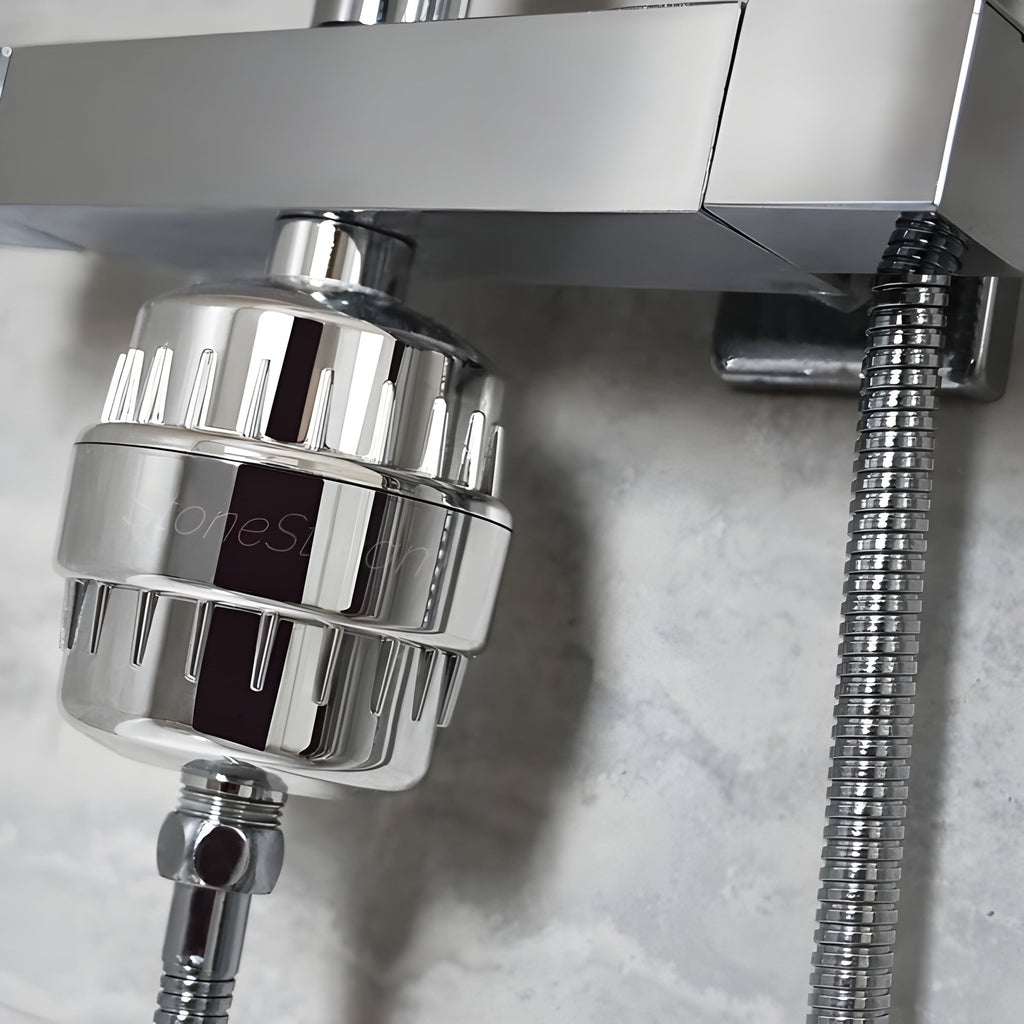 Chlorine-Reducing Shower Filter For Softer Skin And Hair Health