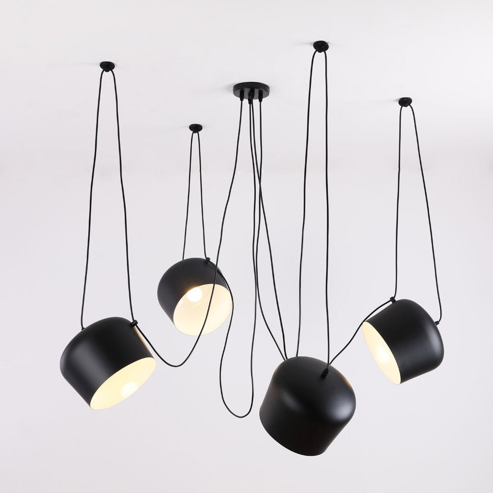 Trommelpendel Elegant kabelhengende lampe for kjøkken, soverom, kontor og hjemmeinnredning
