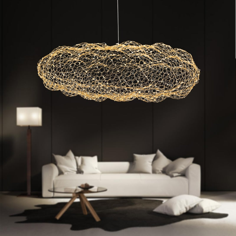 Moderne Art-Deco-Sternenlicht-Punktwolkenlampen