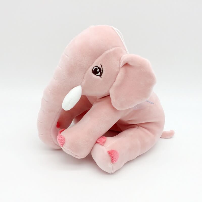 CozyPaw plyšový sloní kamarád na mazlení pro miminka, měkká pohodlná hračka