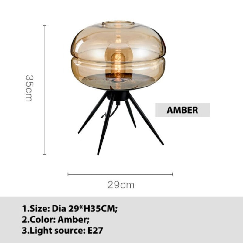 Adler - Bordlampe med glaskuppel