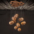 Sylva | Modern Solid Wood Orb Chandelier | Orntli