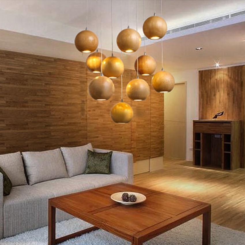Sylva | Modern Solid Wood Orb Chandelier | Orntli