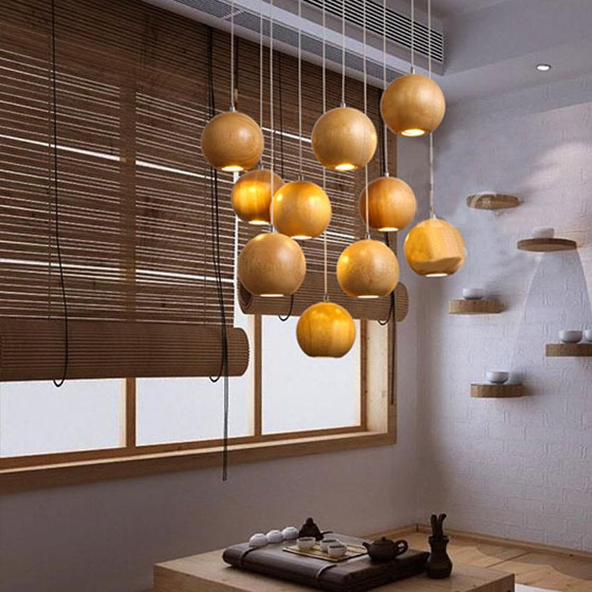 Sylva | Modern Solid Wood Orb Chandelier | Orntli
