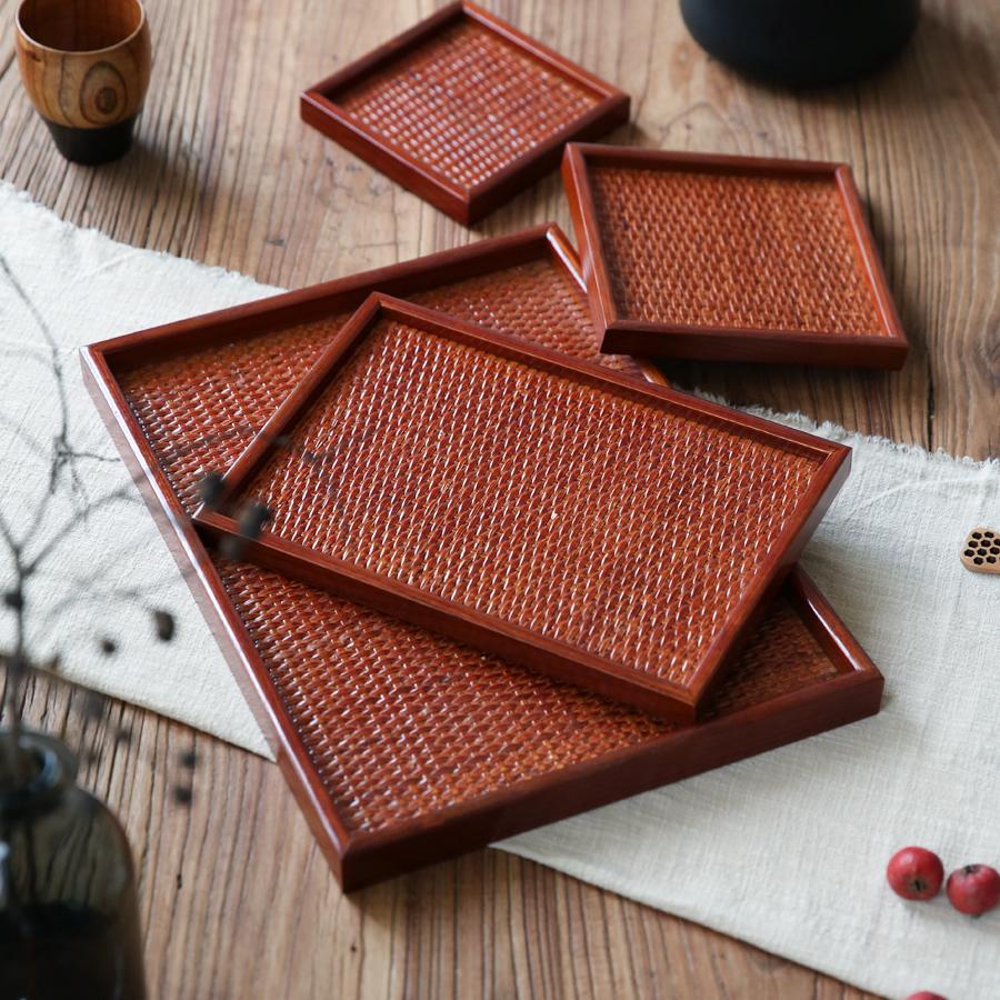ZenCraft Japanese-Style Wooden Tea Tray | Orntli