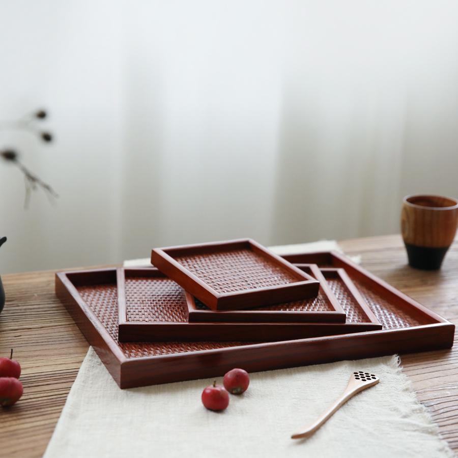 ZenCraft Japanese-Style Wooden Tea Tray | Orntli
