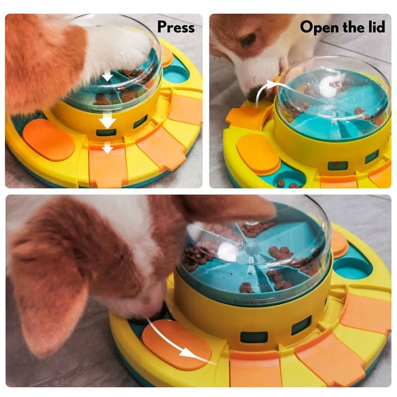 SwiftBowl Feeding Bowl for Dogs Slows Eating and Healthy Digestion Engaging Play