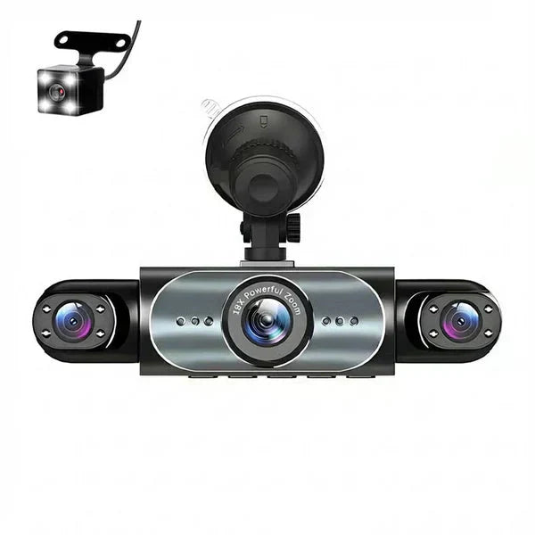 Telecamera per auto a 360 gradi con quattro obiettivi, visione notturna e funzione parcheggio, HD 1080P