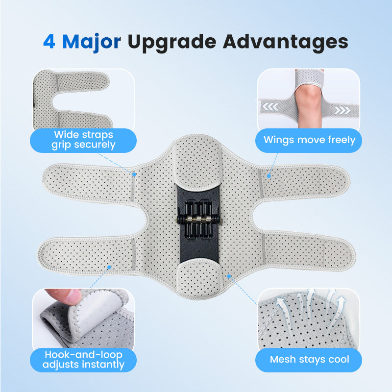 Breathable Knee Support With Adjustable Straps For Sports And Training