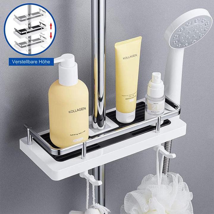 Stainless Steel Shower Shelf Clamp, Rust-Resistant, 5Kg Capacity