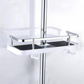 Stainless Steel Shower Shelf Clamp, Rust-Resistant, 5Kg Capacity