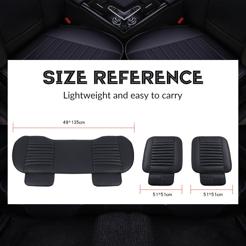 Slip-Resistant Auto Seat Cushion With PU Leather Breathability