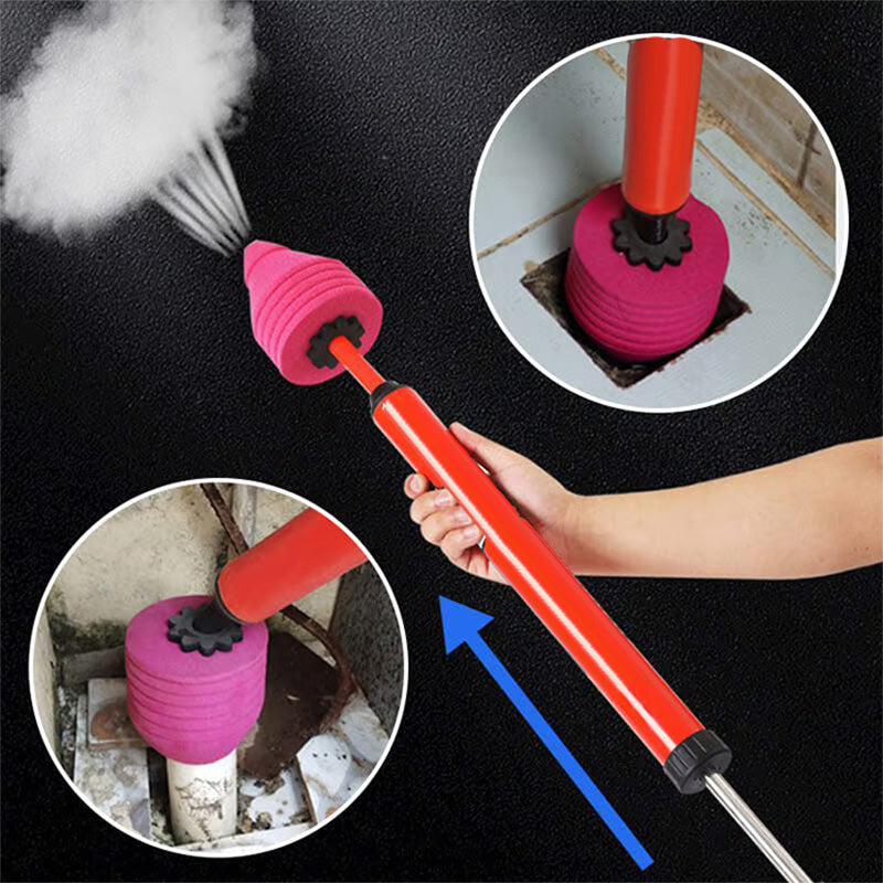 High-Pressure Drain Cleaning Pump for Toilets, Sinks, and Showers