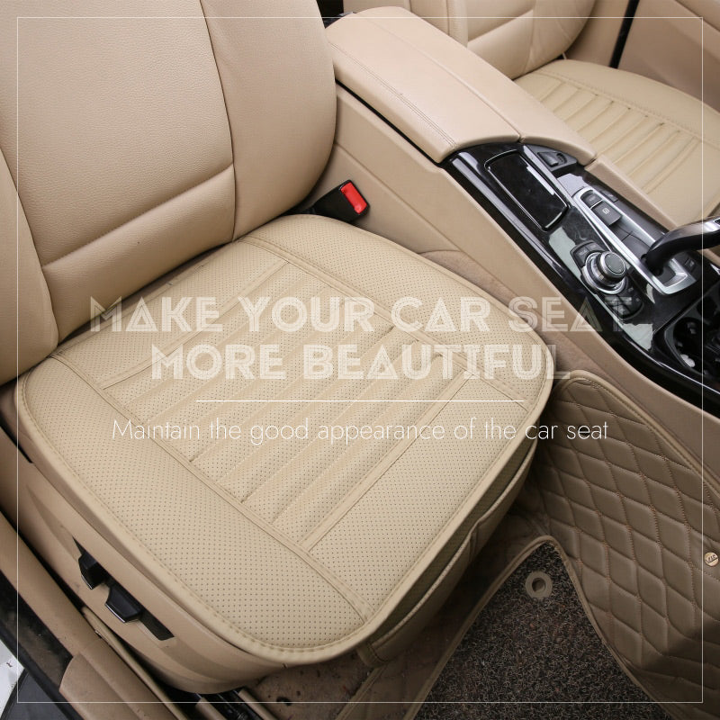 Slip-Resistant Auto Seat Cushion With PU Leather Breathability