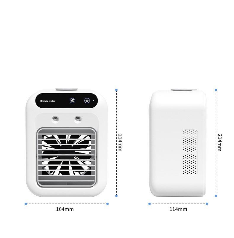 USB mini airconditioner met watermist en 1800mAh batterij, 3,7 uur gebruiksduur